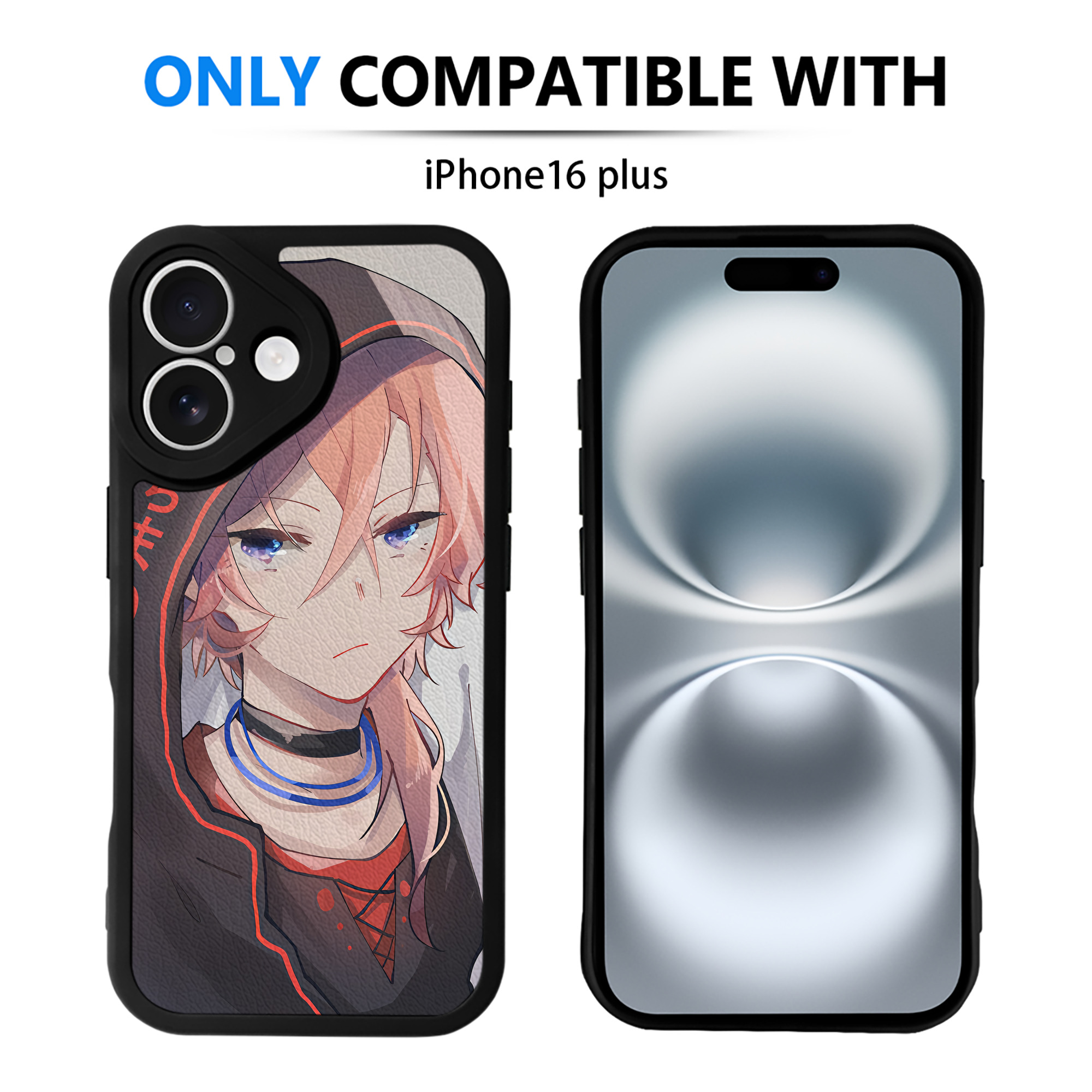 （画像用） 文豪ストレイドッグス Bungo Stray Dogs 【iPhone 16シリーズ対応】シリコンスマホケース（レザー調） 材質：シリコン